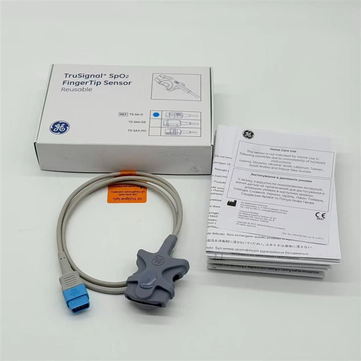 GE Trusignal SpO2 Fingertip Sensor Reusable TS-SA-D Original New high quality