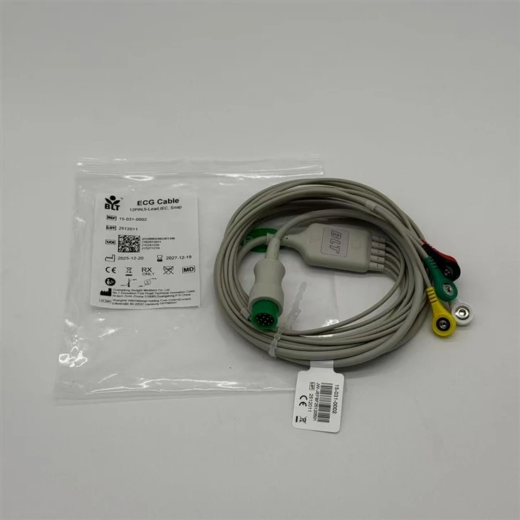 Original Biolight ECG Cable IEC Snap 15-031-0002 suppliers