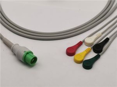 12-контактный кабель-адаптер ЭКГ, совместимый с Mindray
