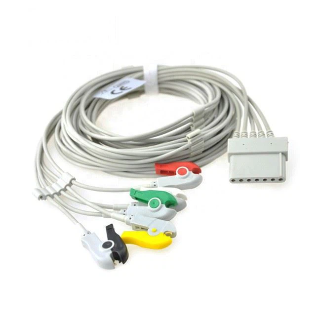 Schiller 7 Pin 5 Lead Ecg Cable